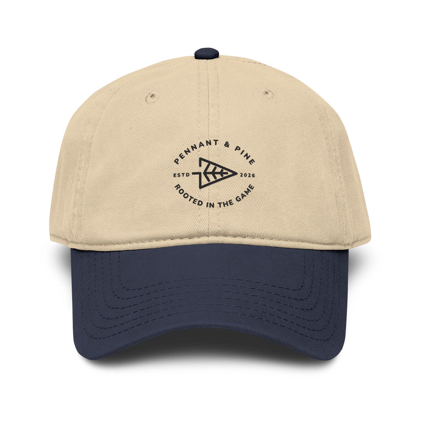 Embroidered Vintage Cap — Pennant & Pine Logo