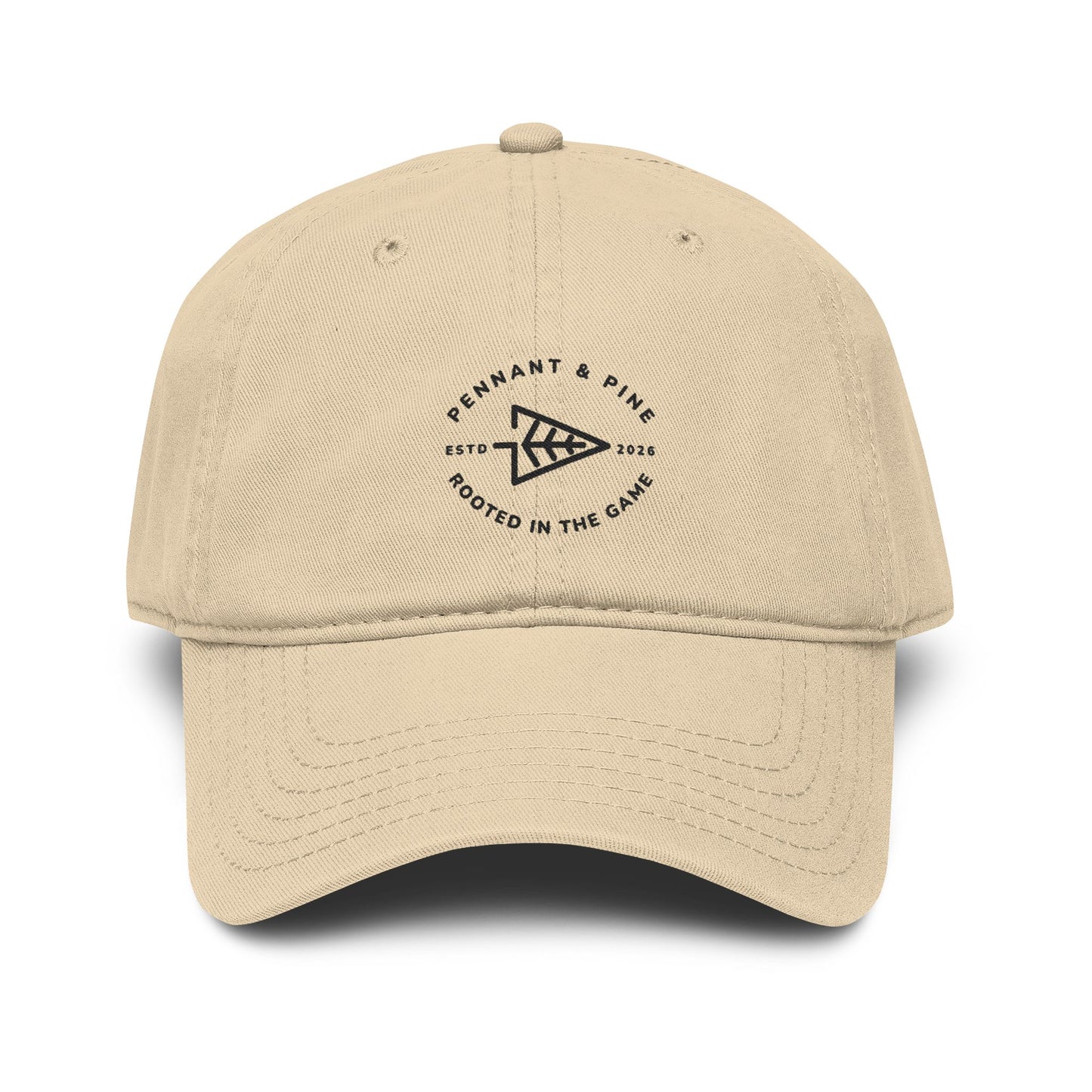 Embroidered Vintage Cap — Pennant & Pine Logo