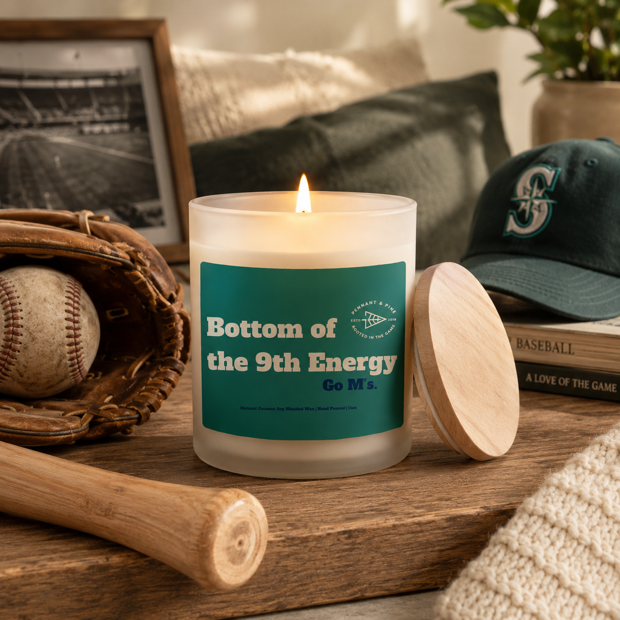Seattle 9th Inning Candle