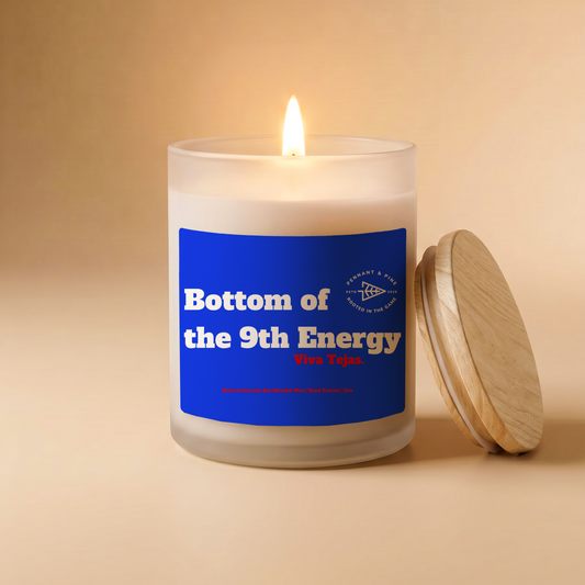 Texas 9th inning Candle
